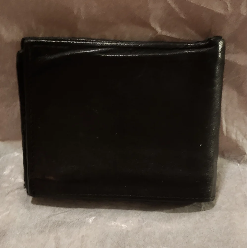 Leather Men's Wallet Black